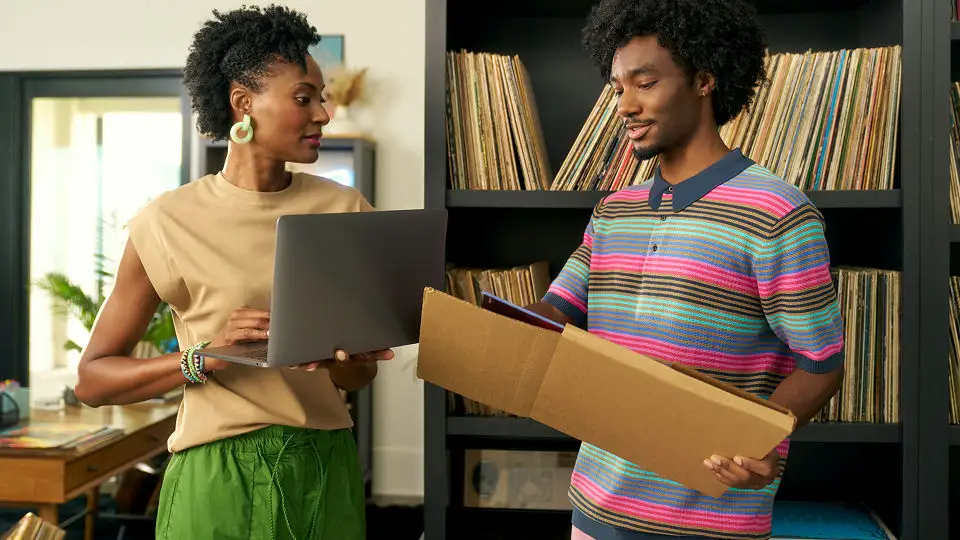 two people are shipping internationally with U P S